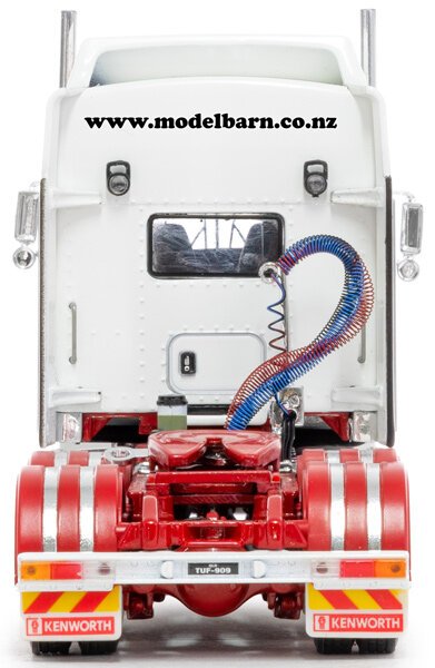 1/50 Kenworth T909 Prime Mover (White & Red) - Trucks & Trailers
