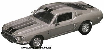 1/43 Shelby GT500KR (1968, grey & black)-shelby-Model Barn