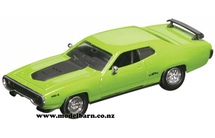 1/43 Plymouth GTX (1971, lime green & black)