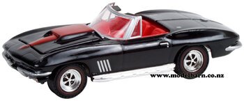1/64 Chev Corvette Convertible (1967, black & red)-chevrolet-and-gmc-Model Barn