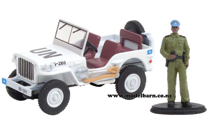1/64 Willys MB Jeep (1942) & Security Officer "UN"