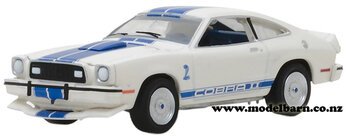 1/64 Ford Mustang II Cobra II (1976, white) "Charlie's Angels"-ford-Model Barn