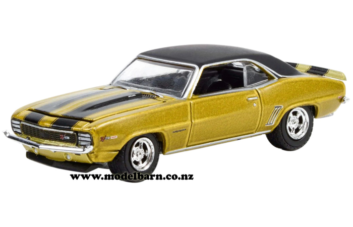 1/64 Chev Camaro Z28 (1969, mustard & black)