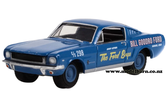 1/64 Ford Mustang Fastback (1965, blue) "The Ford Boys"