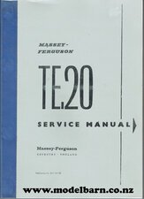 Ferguson TE-20 Service Manual Book-used-books-Model Barn