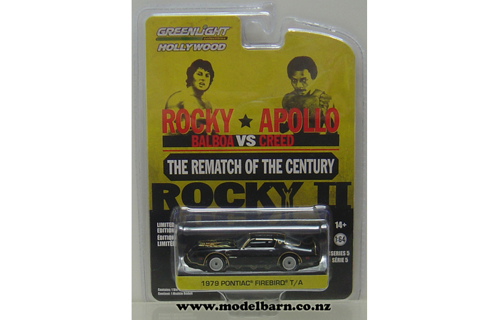 1/64 Pontiac Firebird Trans Am (1979, black & gold) "Rocky II"
