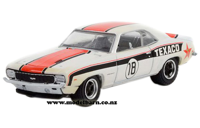 1/64 Chev Camaro RS Race Car (1969, white, black & red) "Texaco"