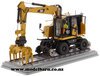 1/50 Caterpillar M323F Railroad Wheel Excavator & Accessories