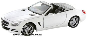 1/24 Mercedes SL500 Convertible (2012, white)-mercedes-Model Barn