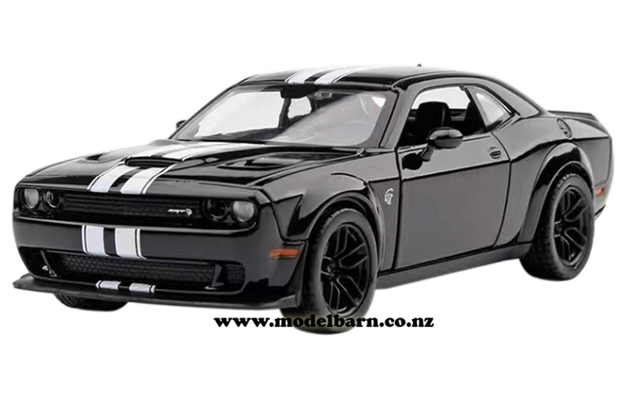 1/24 Dodge Challenger SRT Hellcat (2018, black & white)