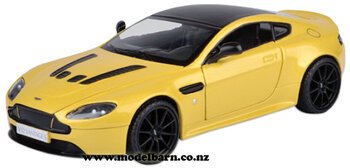 1/24 Aston Martin V12 Vantage S (yellow & black)-aston-martin-Model Barn