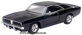 1/25 Dodge Charger R/T (1969, black)-dodge,-ram-and-srt-Model Barn