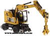 1/50 Caterpillar M323F Railroad Wheel Excavator & Accessories