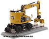 1/50 Caterpillar M323F Railroad Wheel Excavator & Accessories