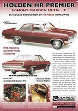 Classic Carlectables Holden HR Premier (Egmont Maroon Metallic) Poster-model-catalogues-Model Barn