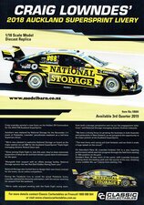 Classic Carlectables Holden ZB Commodore "Craig Lowndes" Poster-model-catalogues-Model Barn