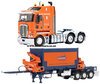 1/50 Kenworth K200 2.3m with O'Phee Boxloader Side Loader Trailer Combo "Drake" (orange & blue)