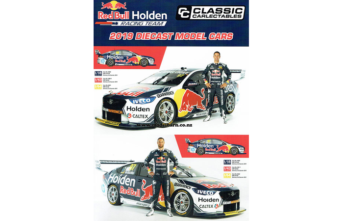 Classic Carlectables Holden ZB Commodore "Red Bull Racing" Poster