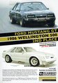 Classic Carlectables Ford Mustang GT "Wellington 500 1986" Poster