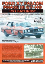 Classic Carlectables Ford XY Falcon GTHO "Bathurst 1972" Poster-model-catalogues-Model Barn