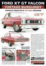 Classic Carlectables Ford XT Falcon GT Sedan (Vintage Burgundy) Poster-model-catalogues-Model Barn