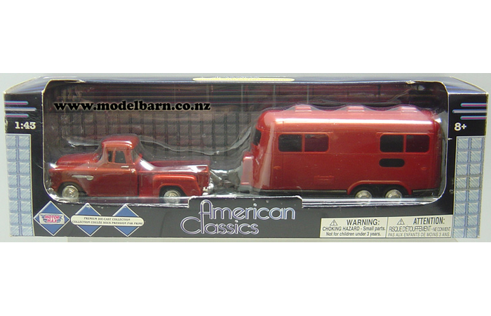 1/43 Chev 5100 Stepside Pick-Up (1955) & Caravan