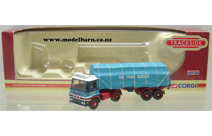 1/76 ERF LV & Semi Sheeted Platform Trailer "Craigs of Denny"