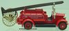 Dennis Fire Engine (1934, red) "Johnsonville Volunteer Fire Brigade"
