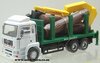 1/32 MAN TG360A 6-Wheel Hiab Truck with Logs (broken hiab)
