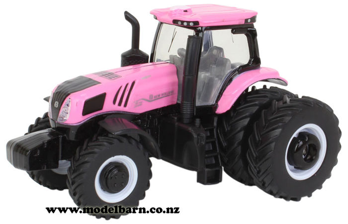 1/64 New Holland Genesis T8.380 with Rear Duals (pink)