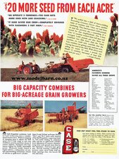 Case Combine Harvesters Newspaper Advert Brochure-case-Model Barn