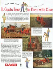 Case Farming Newspaper Advert Brochure-case-Model Barn