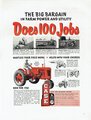Case VAC Tractor Advert Brochure