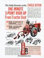 Case VAC Tractor with Eagle Hitch Newspaper Advert Brochure