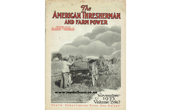 The American Thresherman Magazine 1922