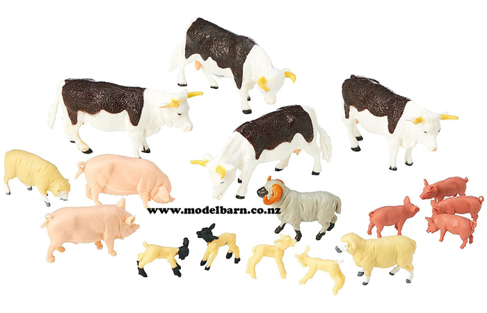 1/32 Mixed Farm Animals Pack (17)