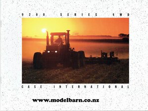 Case International 9200 4WD Series Tractors Sales Brochure 1991-case-ih-Model Barn