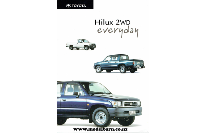 Toyota Hilux 2WD Everyday Car Sales Brochure 1999