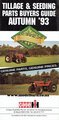 Case-IH Tillage & Seeding Parts Buyers Guide Sales Brochure Autumn 1993