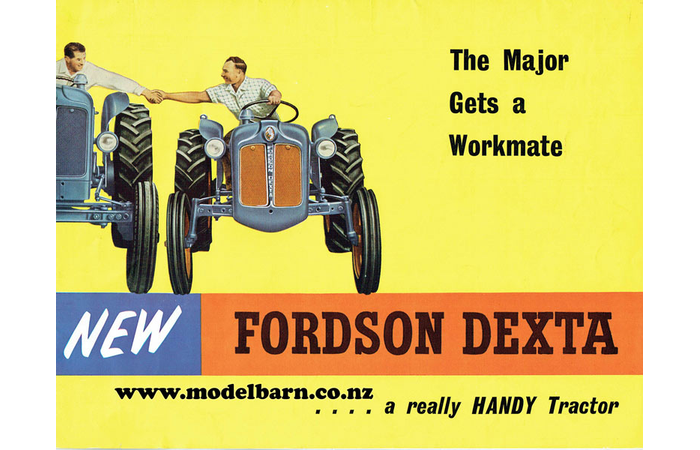 Fordson Dexta Tractor Sales Brochure