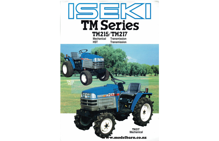 Iseki TM Series Tractors Sales Brochure