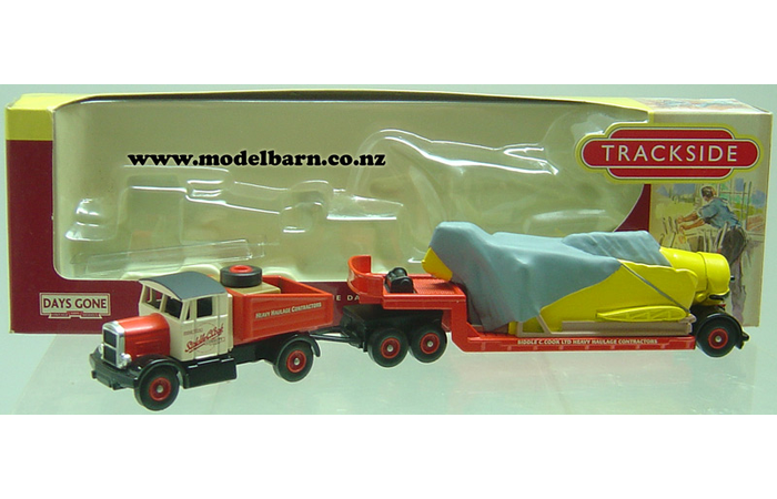 1/76 Scammell Ballast Truck with Low Loader & Harvard Load "Siddle Cook"