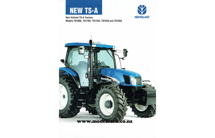 New Holland TS-A Tractors Sales Brochure