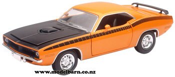1/25 Plymouth Cuda (1970, orange & black)-plymouth-Model Barn