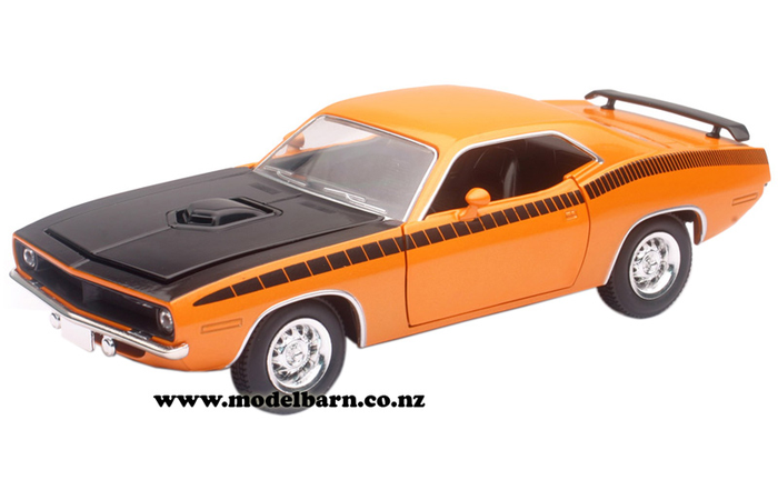 1/25 Plymouth Cuda (1970, orange & black)