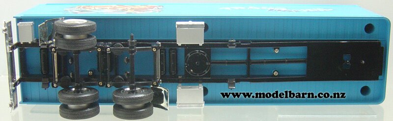 1/24 Semi Box Trailer (blue, damaged, unboxed) - Trucks