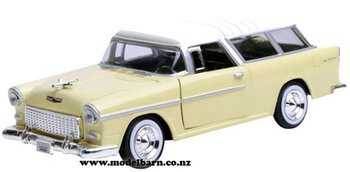 1/24 Chev Bel Air Nomad (1955, yellow & white)-chevrolet-and-gmc-Model Barn