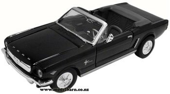 1/24 Ford Mustang Convertible (1964, black)-ford-Model Barn
