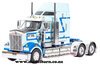 1/50 Kenworth T909 Prime Mover with Flaring & Aero Kit (light blue)