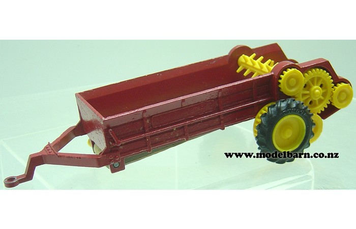 1/32 Manure Spreader (red & yellow, straw box, 1970s)